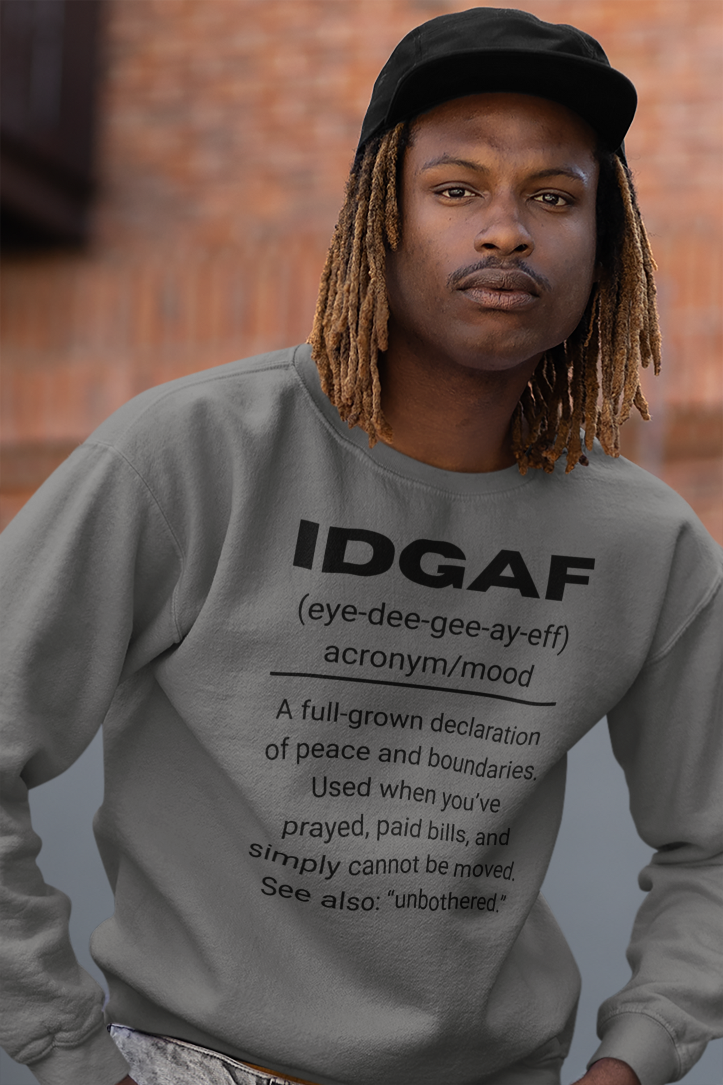 IDGAF Gen X Urban Dictionary Sweatshirt