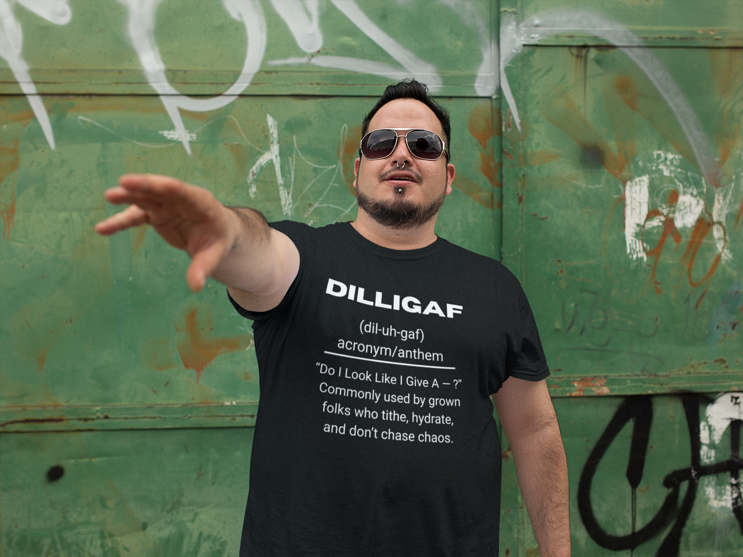 DILLIGAF Gen X Urban Dictionary Tee