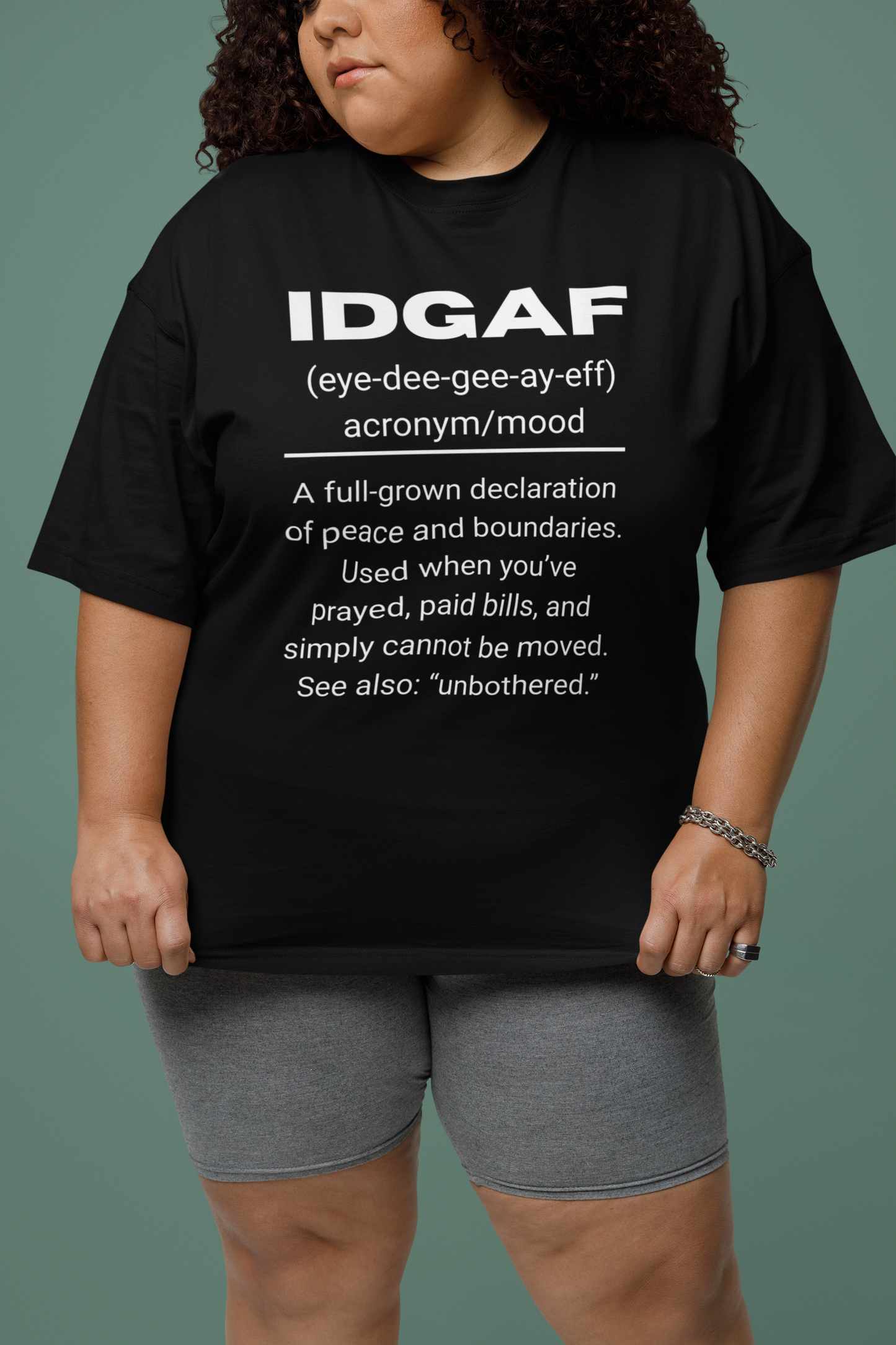 IDGAF Gen X Urban Dictionary Tee