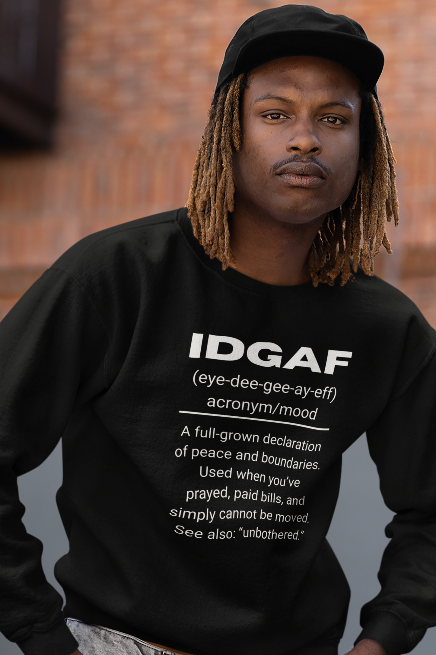 IDGAF Gen X Urban Dictionary Sweatshirt
