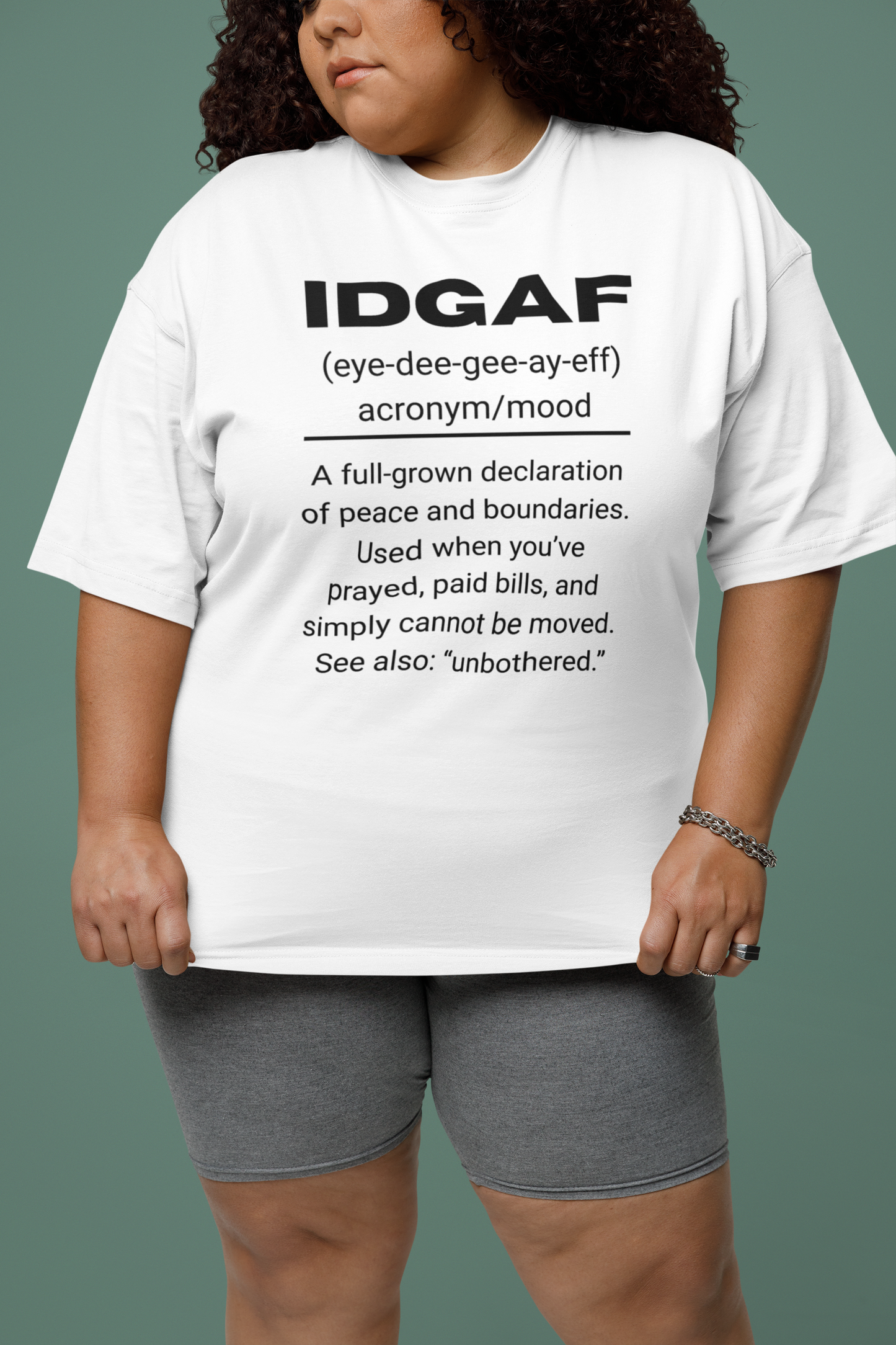 IDGAF Gen X Urban Dictionary Tee
