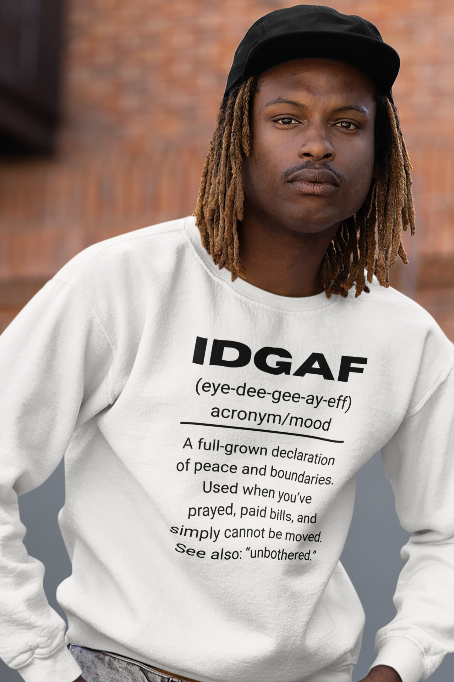 IDGAF Gen X Urban Dictionary Sweatshirt