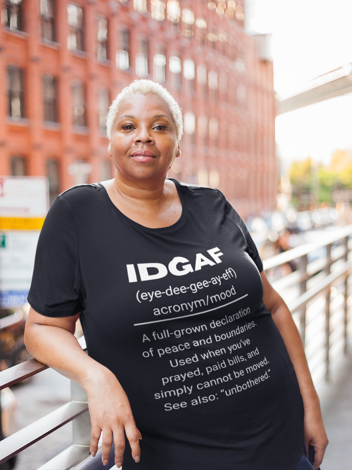 IDGAF Gen X Urban Dictionary Tee
