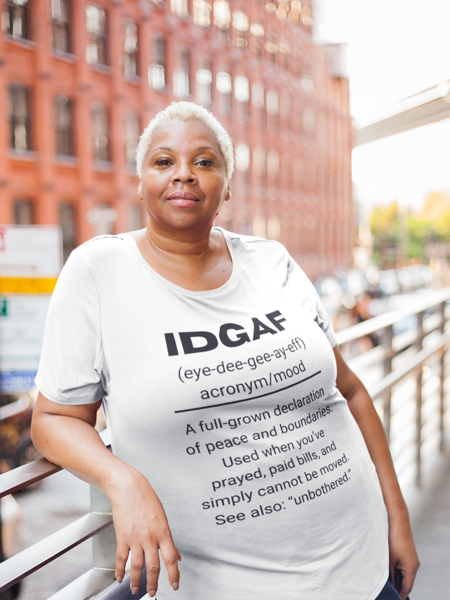 IDGAF Gen X Urban Dictionary Tee