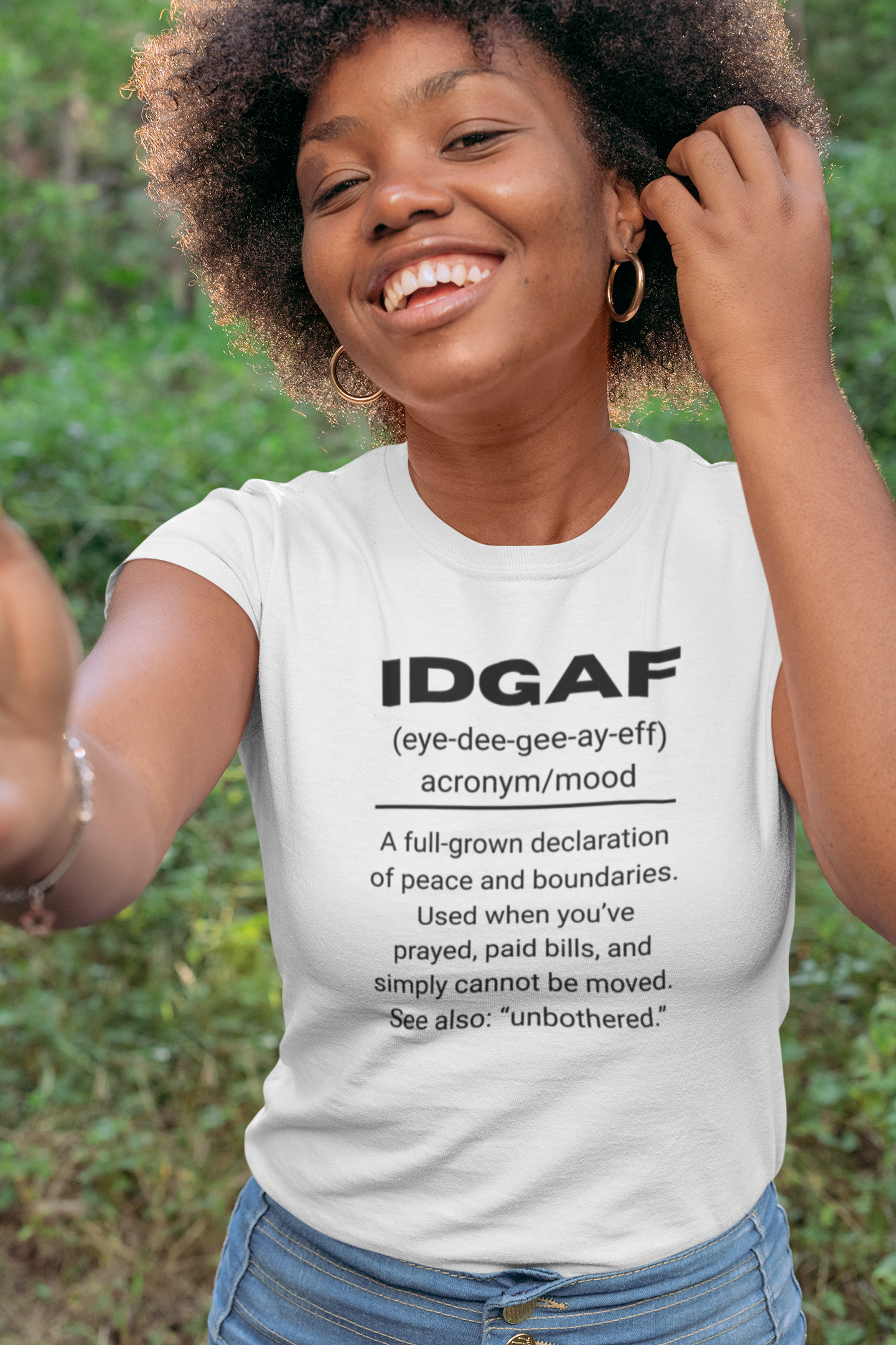 IDGAF Gen X Urban Dictionary Tee