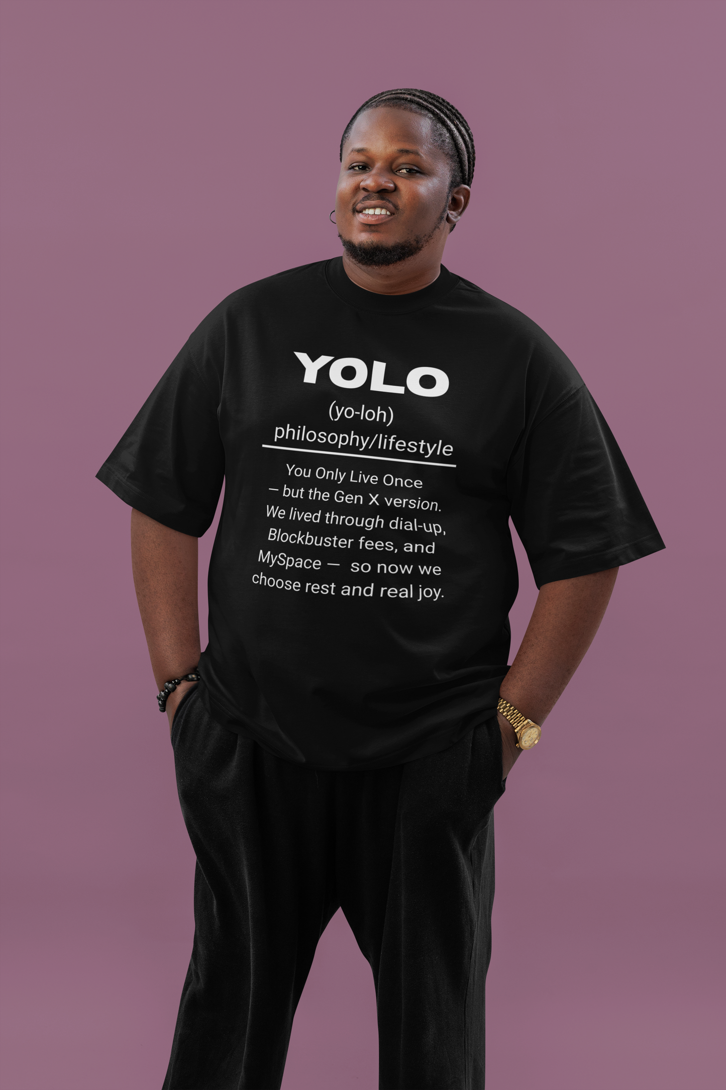YOLO Gen X Urban Dictionary Tee