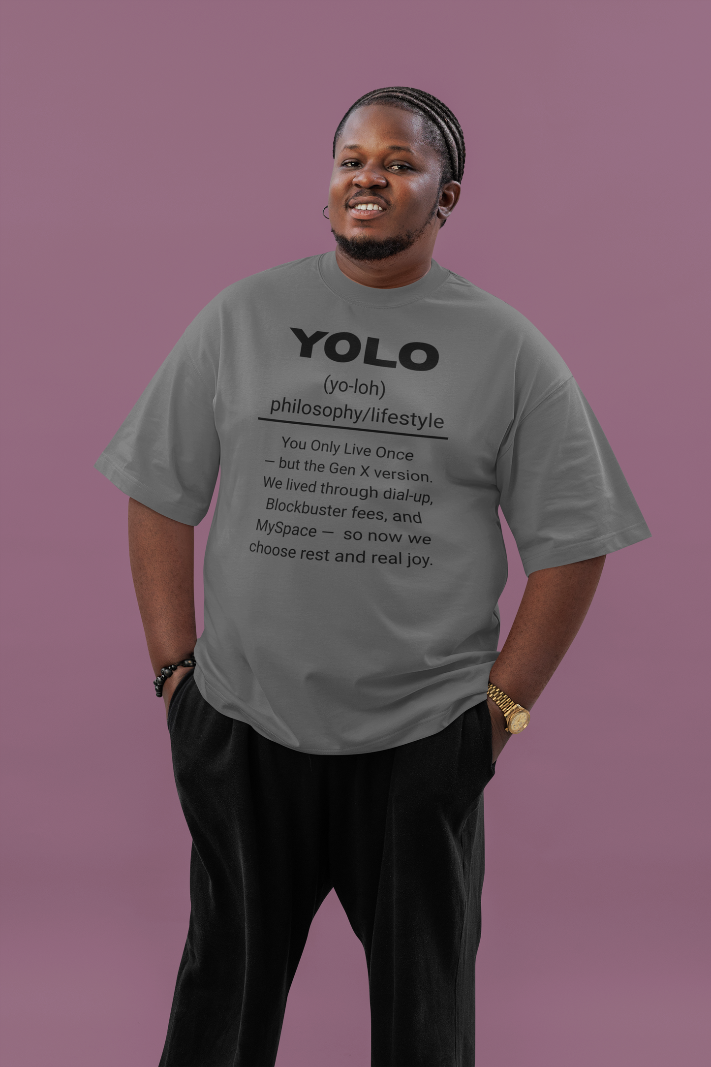 YOLO Gen X Urban Dictionary Tee