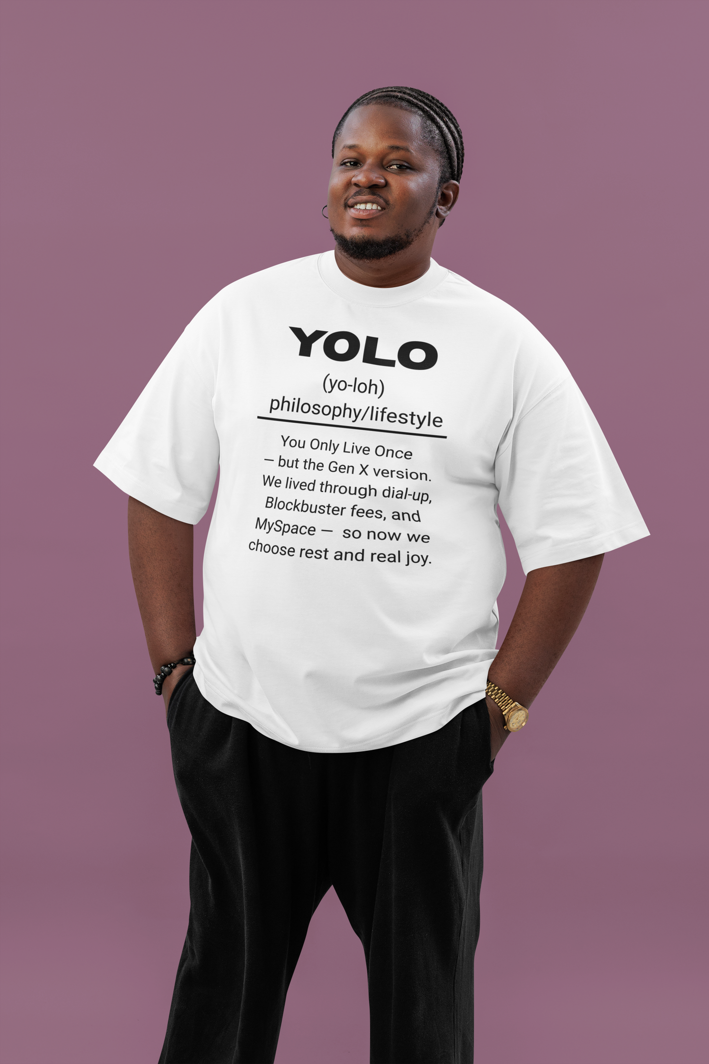 YOLO Gen X Urban Dictionary Tee