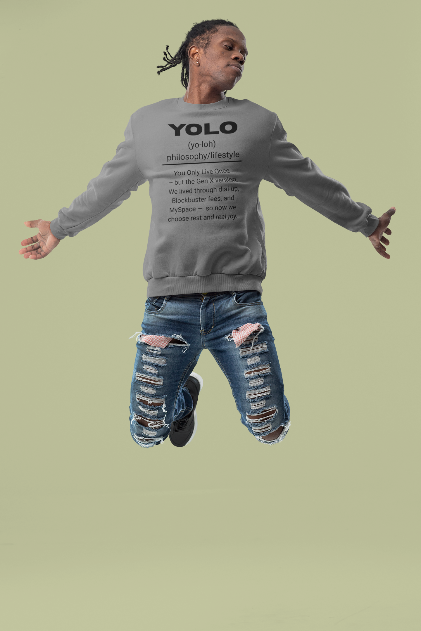 YOLO Gen X Urban Dictionary Sweatshirt