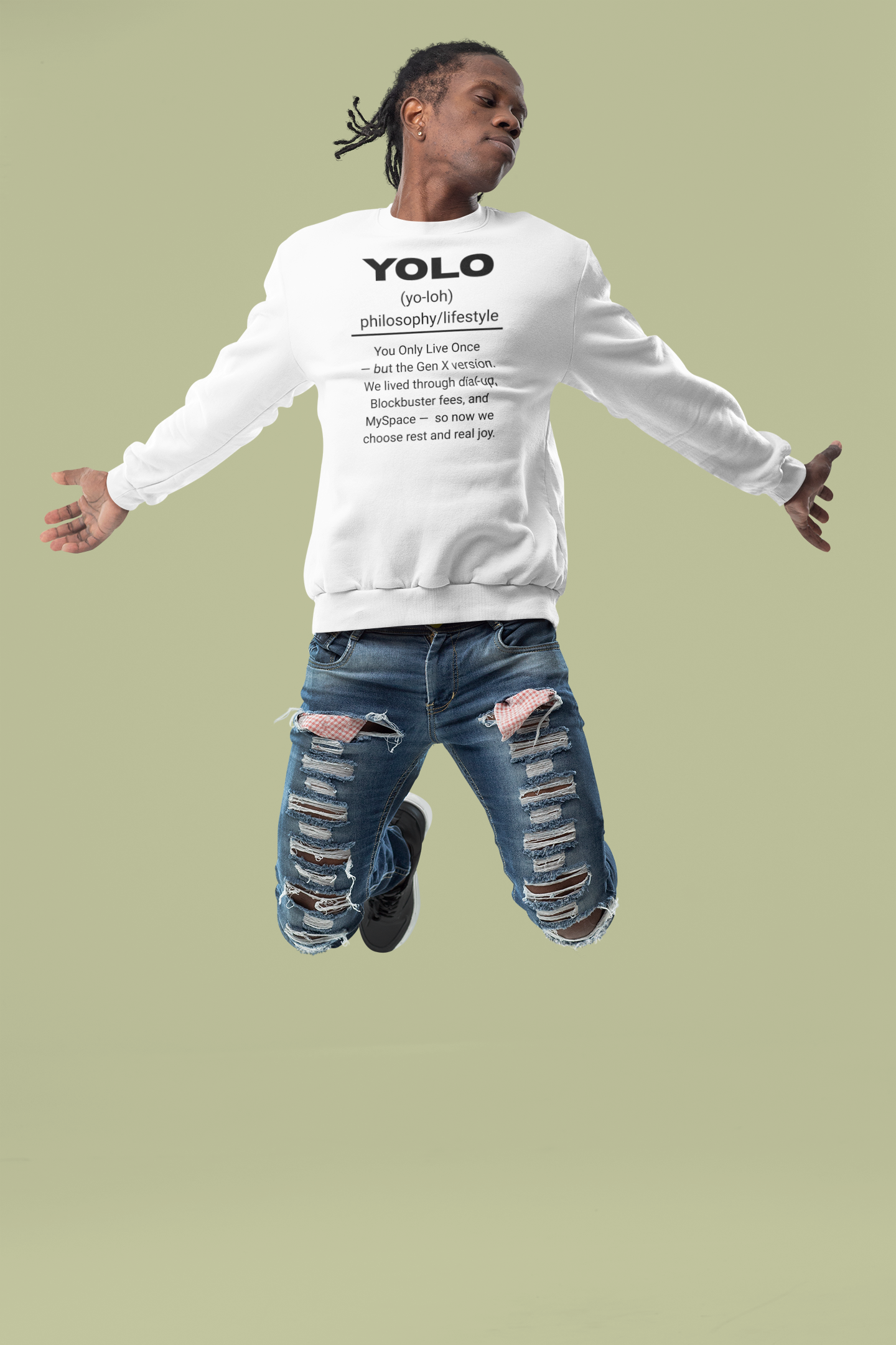 YOLO Gen X Urban Dictionary Sweatshirt