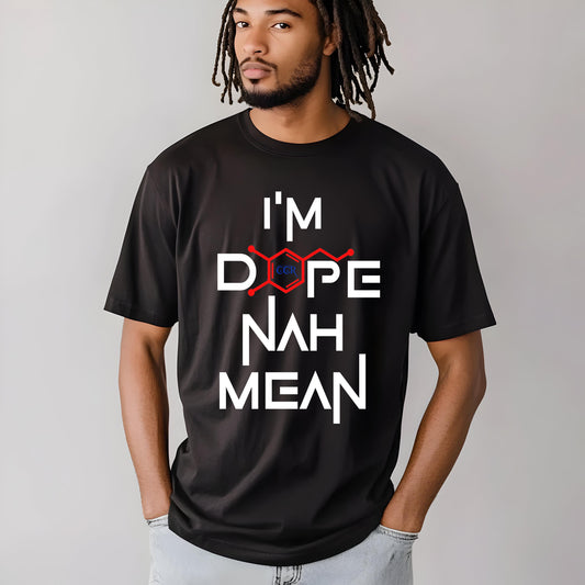 Dopamine Molecule Shirt | Unisex Science Graphic Tee | Mental Health & Happiness Chemistry T-Shirt | Science Lover Gift